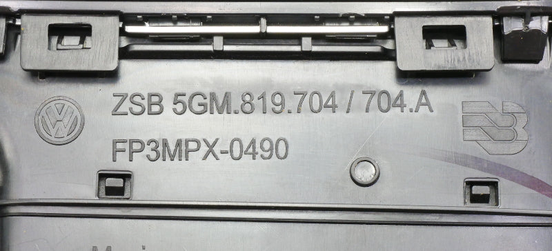 RH Dash Air Vent 15-21 VW Golf GTI Sportwagen Alltrack MK7 - Genuine 5GM 819 704