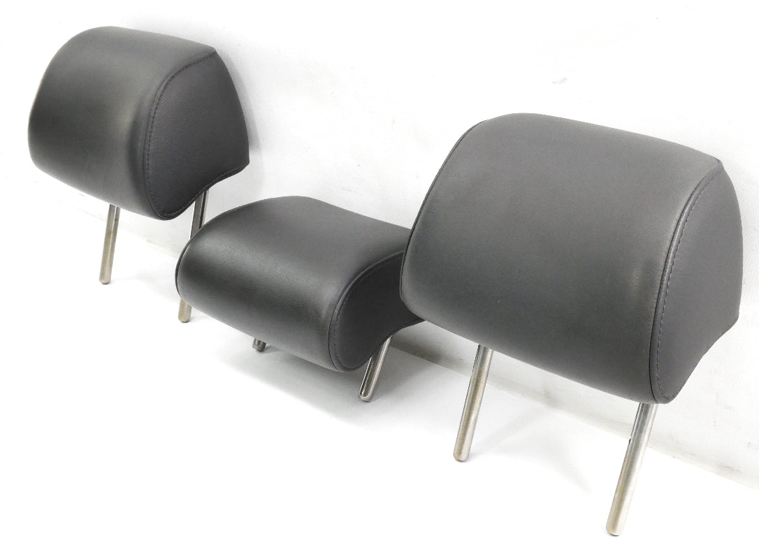 Rear Headrest Head Rest Set 05-10 VW Jetta MK5 Anthracite Leather - Genuine
