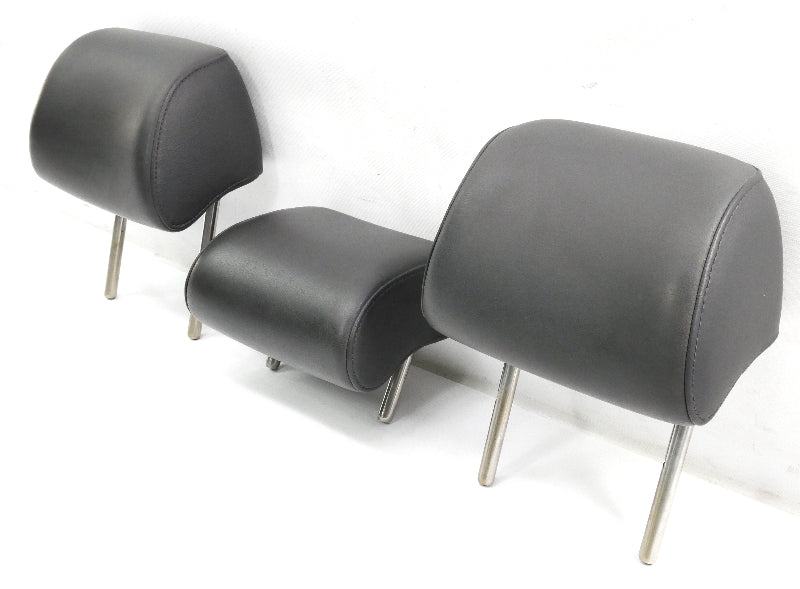 Rear Headrest Head Rest Set 05-10 VW Jetta MK5 Anthracite Leather - Genuine