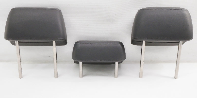 Rear Headrest Head Rest Set 05-10 VW Jetta MK5 Anthracite Leather - Genuine