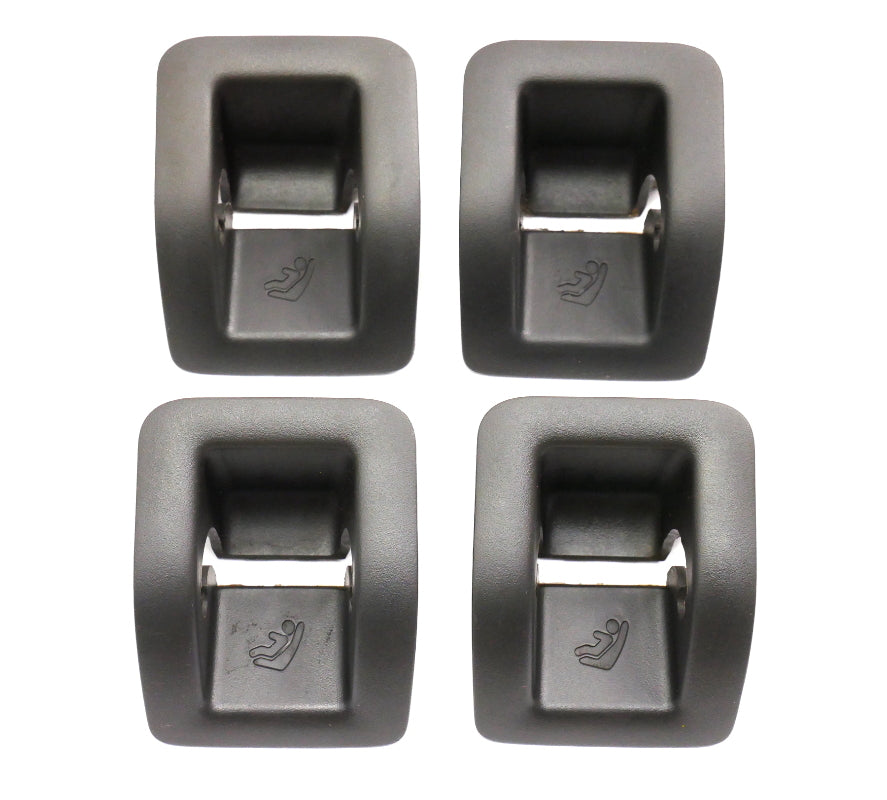 Rear Seat Lower Child Cap Trim Set 05-10 VW Jetta Rabbit MK5 - 1K0 887 233 C