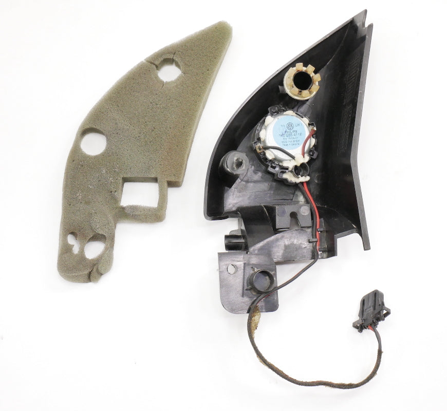 LH Door Mirror Tweeter Speaker Trim 05-10 VW Jetta Rabbit GTI MK5 - 1K5 837 973