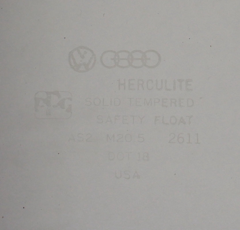 Quarter Corner Window Glass Non Vented 75-84 VW Rabbit Truck Jetta MK1 Cabriolet