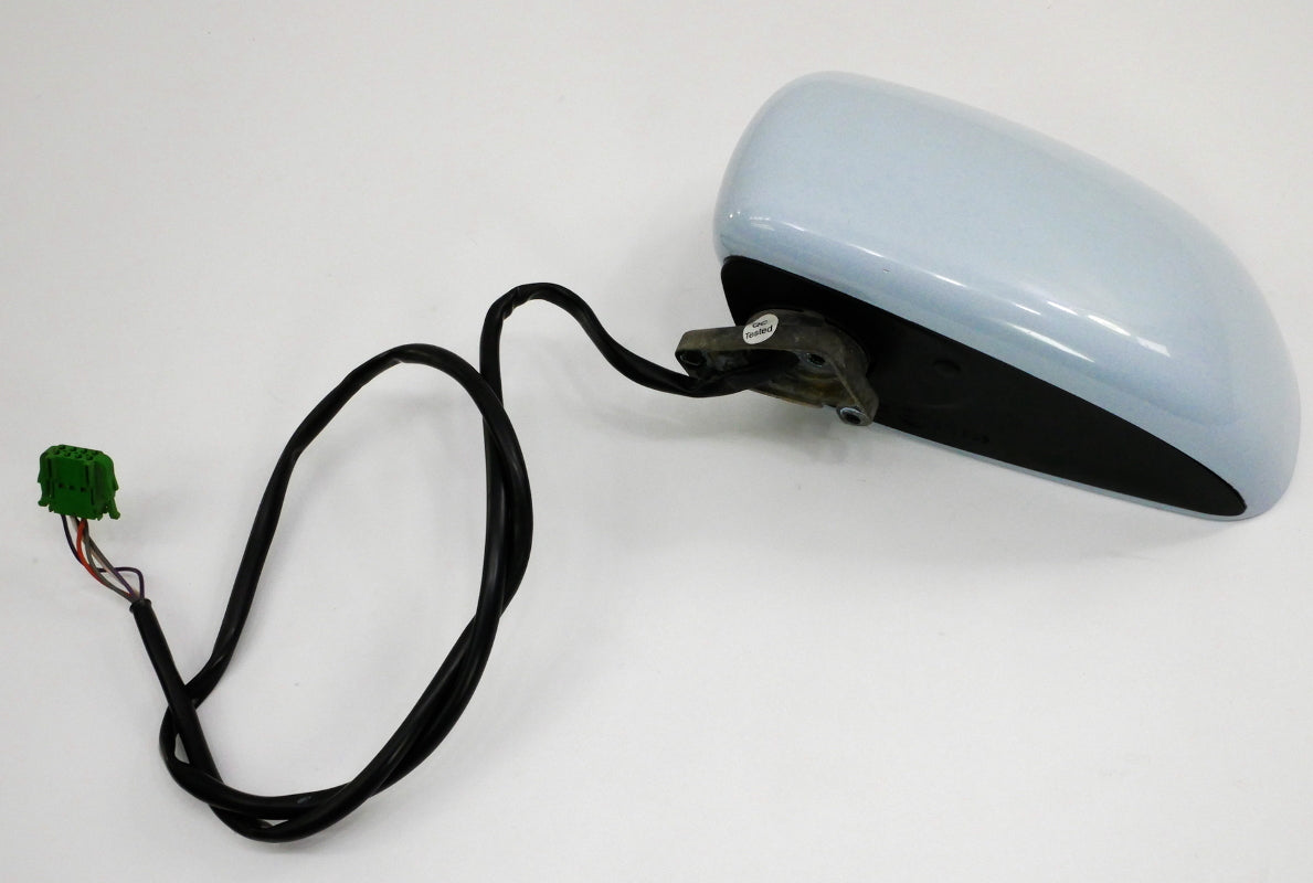 LH Side Exterior View Door Mirror 98-00 VW Beetle - LG5A Vapor Blue - Genuine