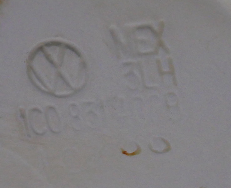 RH Upper Door Mirror Hinge 98-00 VW Beetle LG5A Blue - Genuine - 1C0 831 402 B