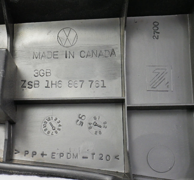 Hatch Side Shelf Cargo Panel Strut Cover Set VW 93-99 Golf GTI MK3 - 1H6 867 761