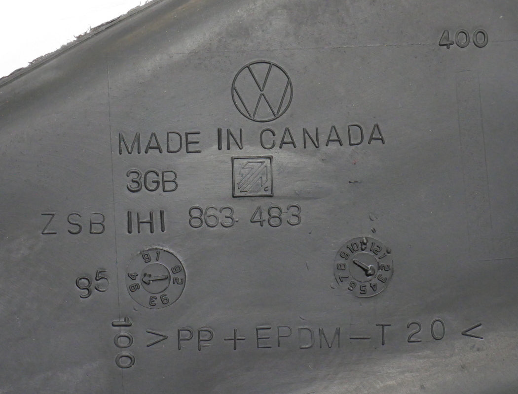 Lower Kick Interior Trim Panels 93-99 VW Jetta Golf GTI Cabrio MK3 - 1H1 863 483