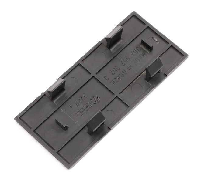 Lower Dash Access Cap Cover Trim 87-93 VW Fox - Genuine - 307 857 957 3