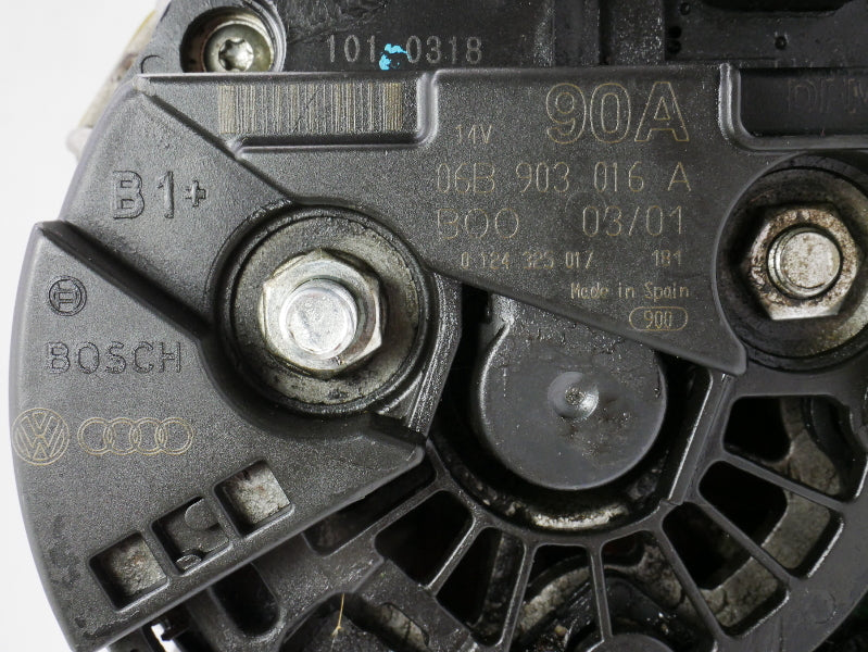 90A Bosch Alternator 99-05 VW Jetta Golf MK4 Beetle 2.0 Genuine - 06B 903 016 A