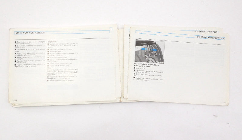 1996 Volkswagen VW Golf GTI MK3 Owners Manual Books - Genuine