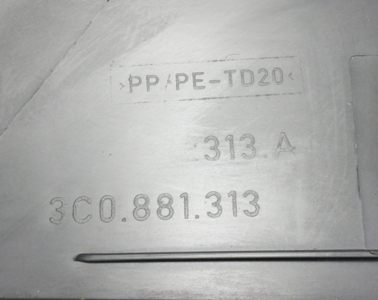 LH Seat Side Switch Trim Cover Panel 06-10 VW Passat B6 - Genuine - 3C0 881 313
