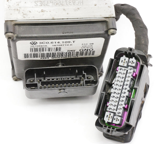 ABS Pump & Control Module 08-10 VW Passat B6 & CC - Genuine - 3C0 614 109 T