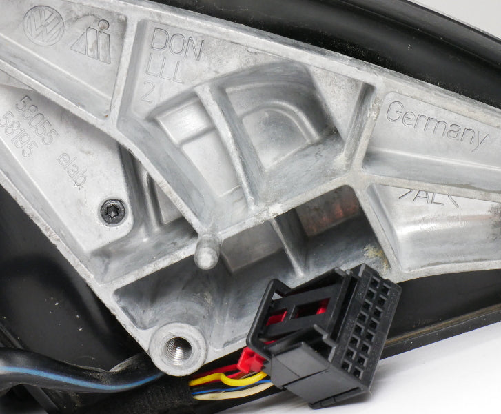 LH Side View Door Exterior Mirror 06-10 VW Passat B6 LC5E Cobalt Blue - Genuine