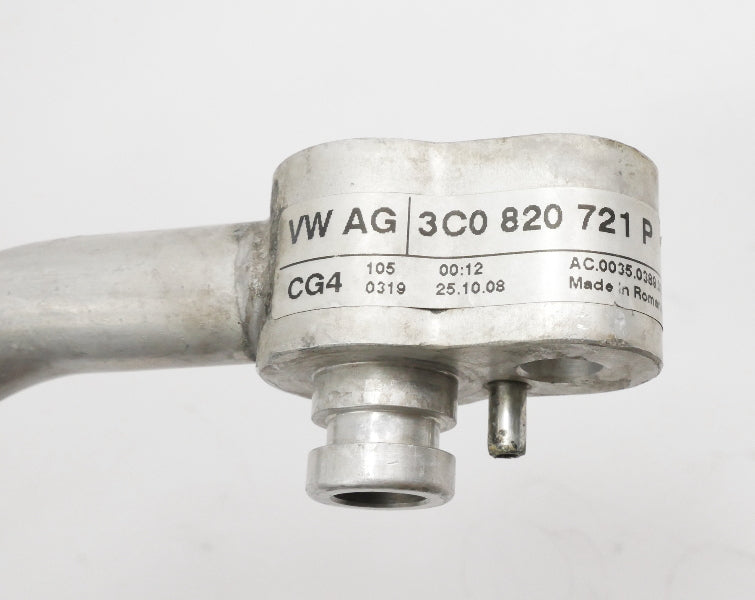 AC A/C Line Hose 08-10 VW Passat B6 2.0T TSI CCTA - Genuine - 3C0 820 721 P