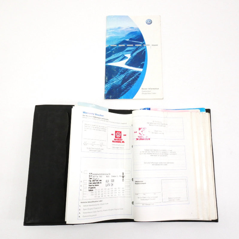 2003 Volkswagen VW Jetta MK4 Owners Manual Book Booklet - Genuine