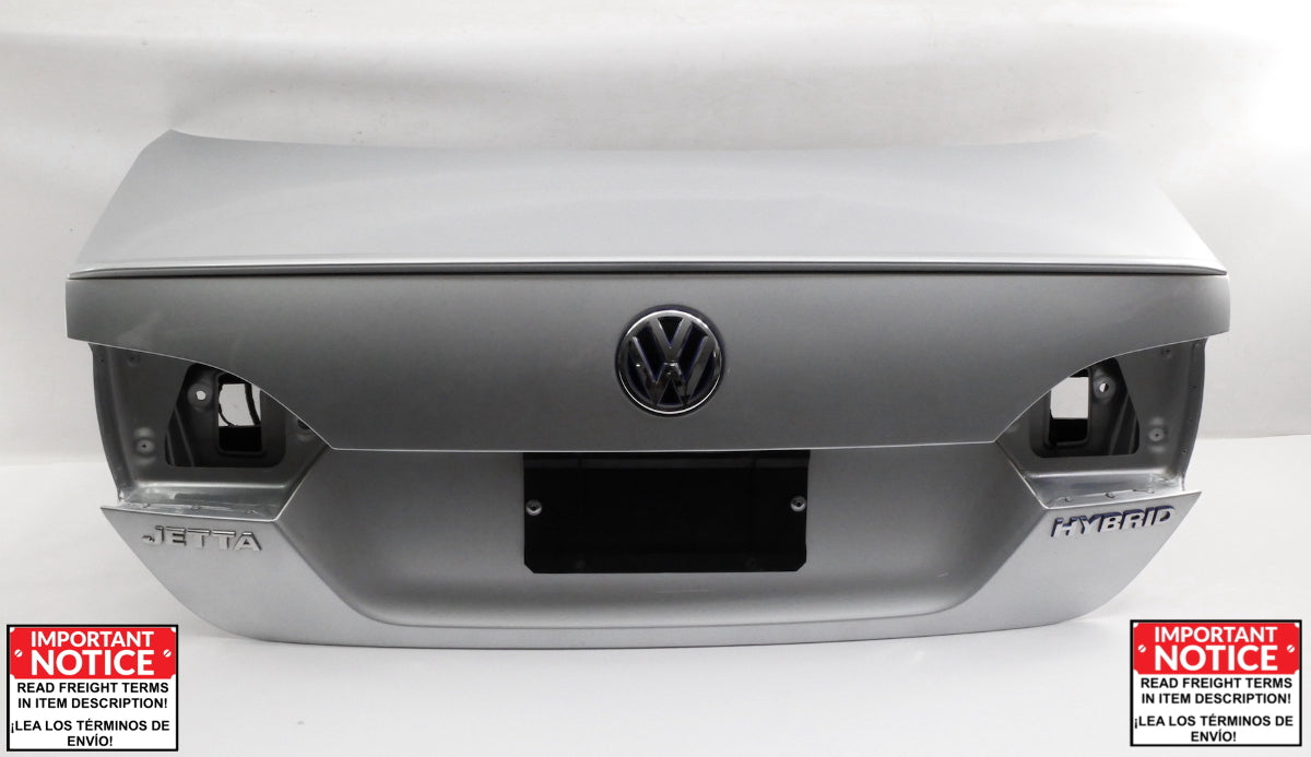 Trunk Lid Boot w/ Lip Spoiler 11-14 VW Jetta GLI Hybrid MK6 - LA7W Reflex Silver