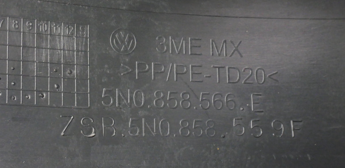 Column Surround Trim Ignition Shell 10-14 VW Jetta Golf MK6 Beetle 5N0 858 559 F