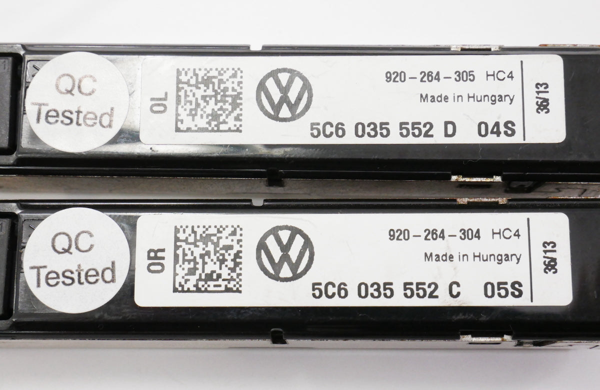 Rear Antenna Booster Set 11-14 VW Jetta MK6 Sedan - Genuine - 5C6 035 552 C / D