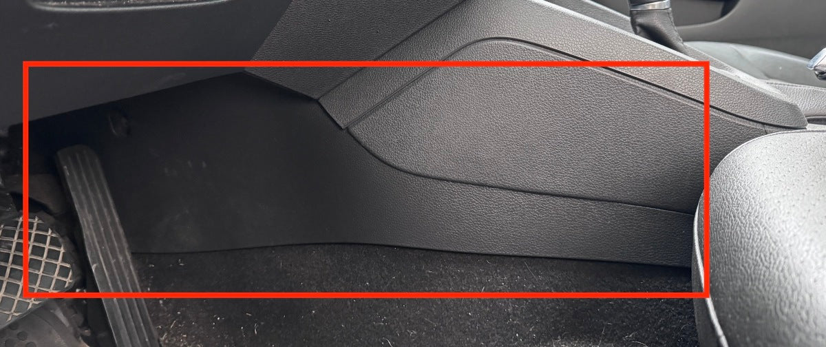 Lower Dash Console Side Trims 11-18 VW Jetta Sedan MK6 - Genuine - 5C7 863 045