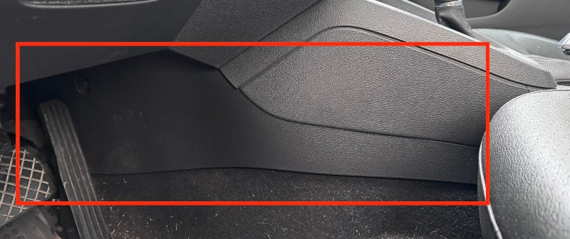 Lower Dash Console Side Trims 11-18 VW Jetta Sedan MK6 - Genuine - 5C7 863 045