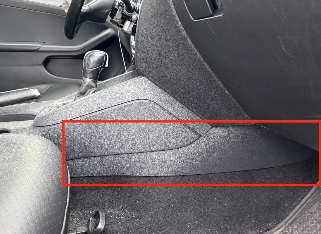 Lower Dash Console Side Trims 11-18 VW Jetta Sedan MK6 - Genuine - 5C7 863 045