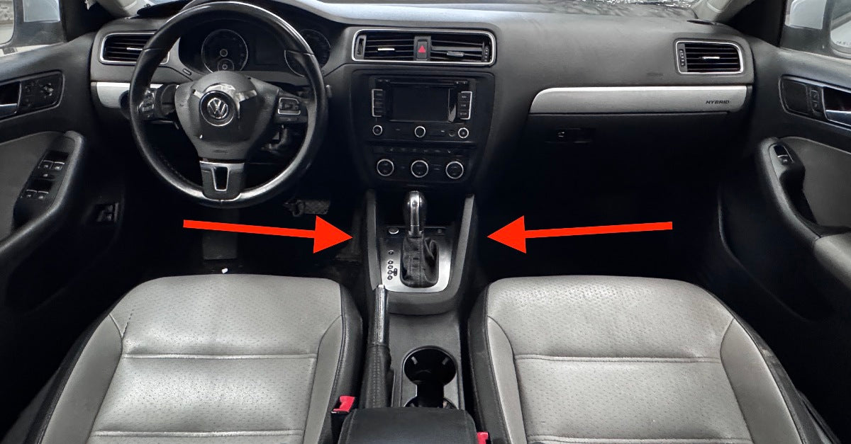 Lower Dash Console Side Trims 11-18 VW Jetta Sedan MK6 - Genuine - 5C7 863 045