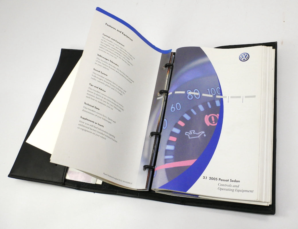 Owners Manual Books 2005 VW Passat B5.5 - Volkswagen - Genuine