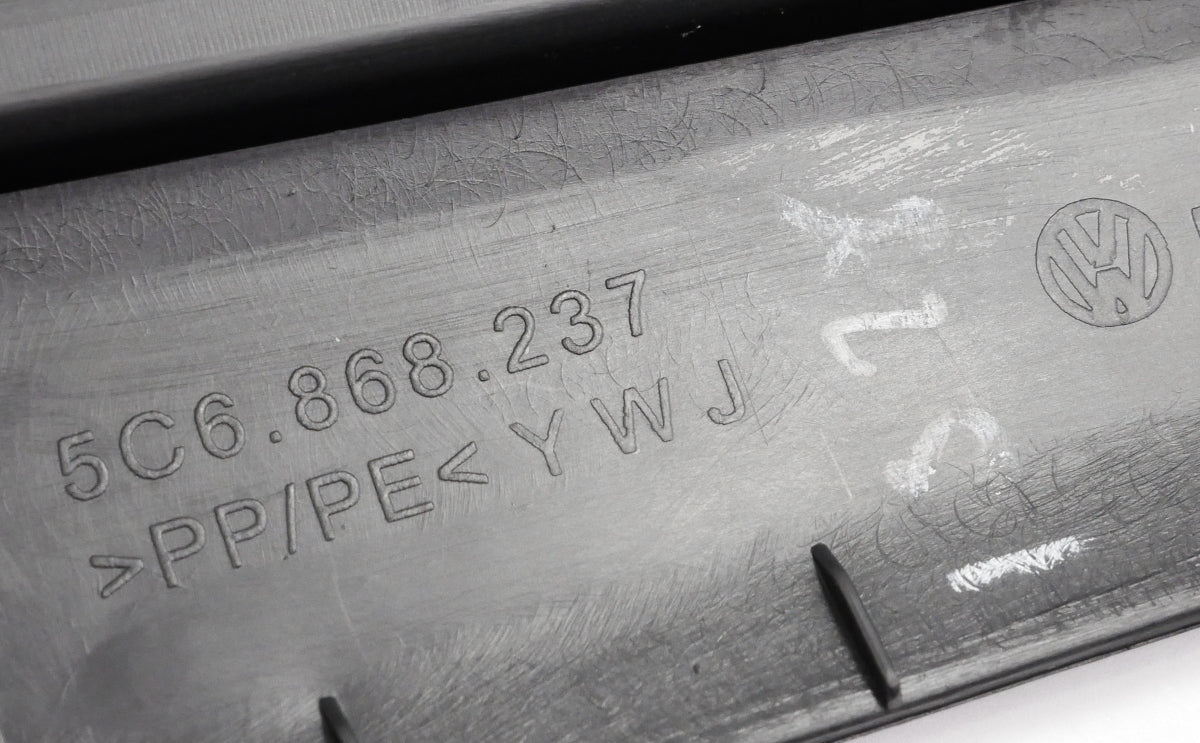 LH Lower A Pillar Interior Trim 11-18 VW Jetta Sedan MK6 - Genuine - 5C6 868 237