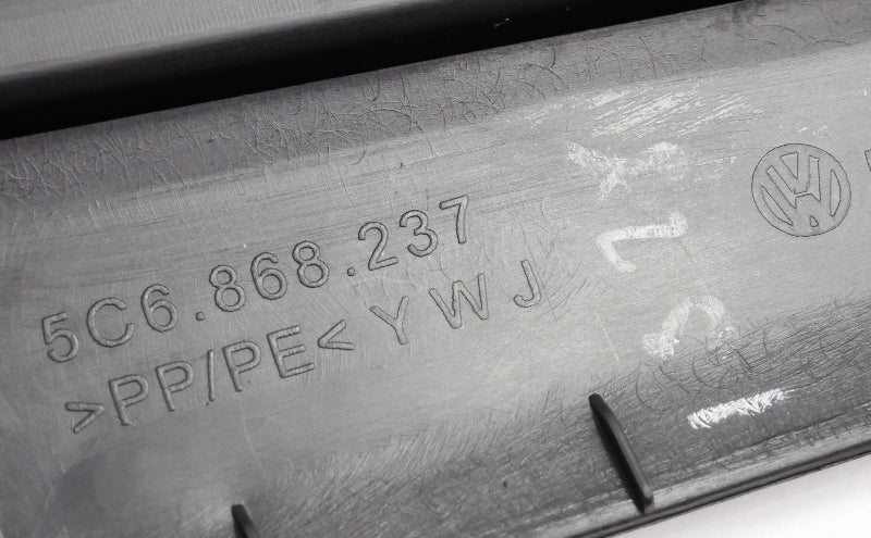 LH Lower A Pillar Interior Trim 11-18 VW Jetta Sedan MK6 - Genuine - 5C6 868 237