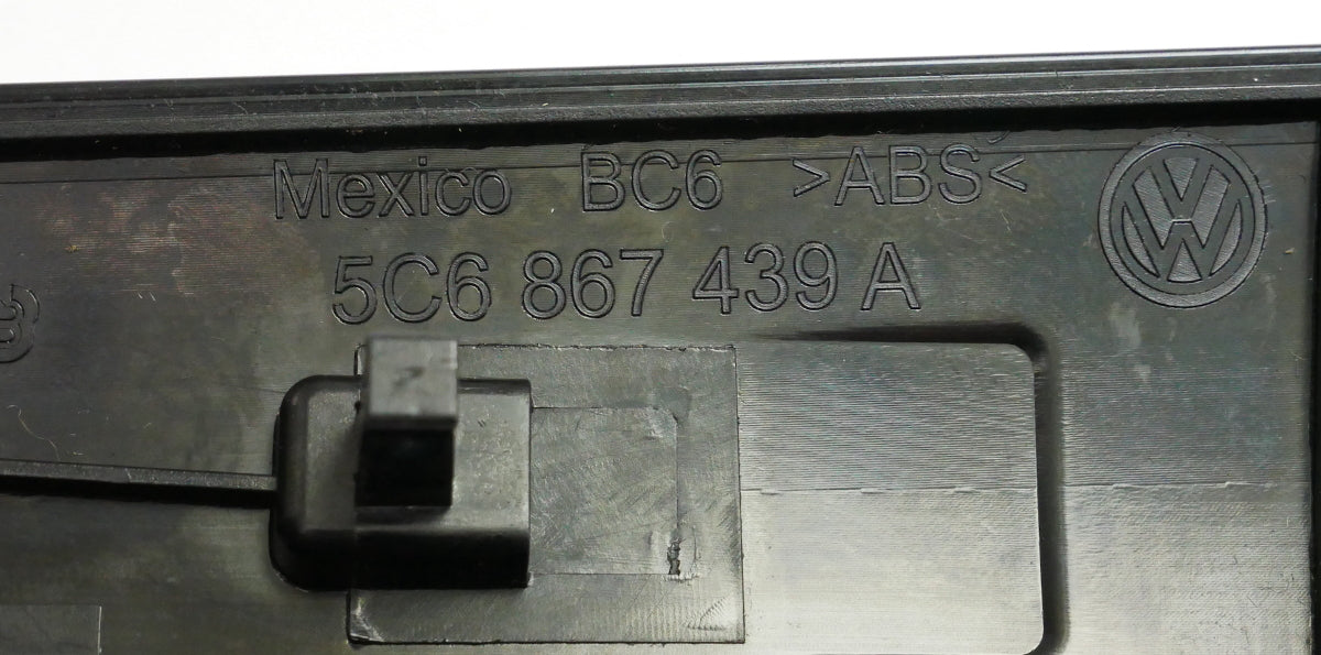 LH Driver Front Door Panel Trim 11-18 VW Jetta MK6 Sedan - 5C6 867 439 A