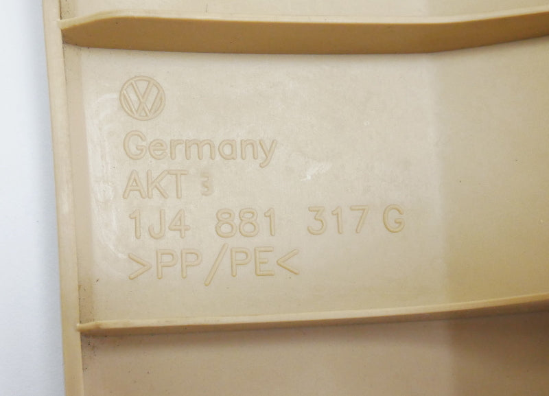 LH Front Outer Seat Side Trim VW Jetta Golf MK4 Passat Pure Beige  1J4 881 317 G