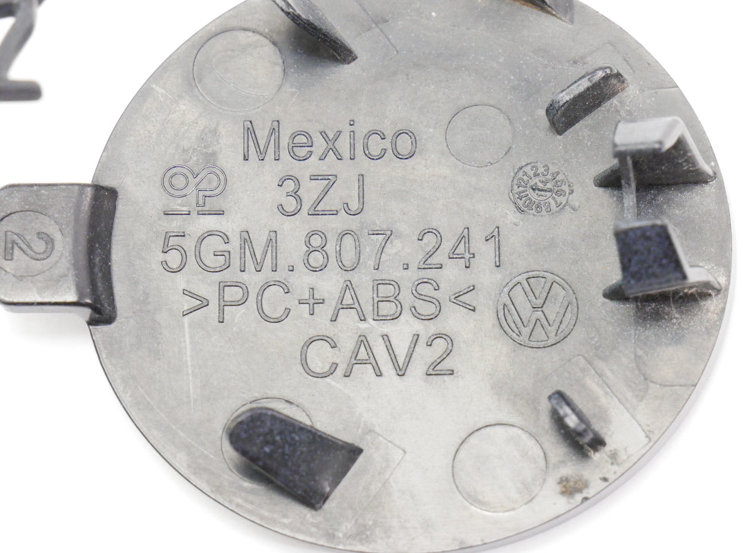 Front Tow Cap 15-17 VW Golf & Sportwagen MK7 - L041 - Genuine - 5GM 807 241
