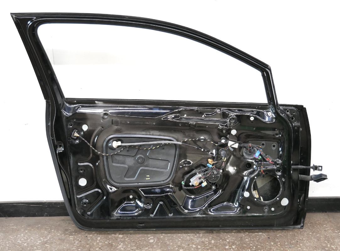 LH Door Assembly 15-17 VW Golf & GTI MK7 2DR - L041 Black - Genuine