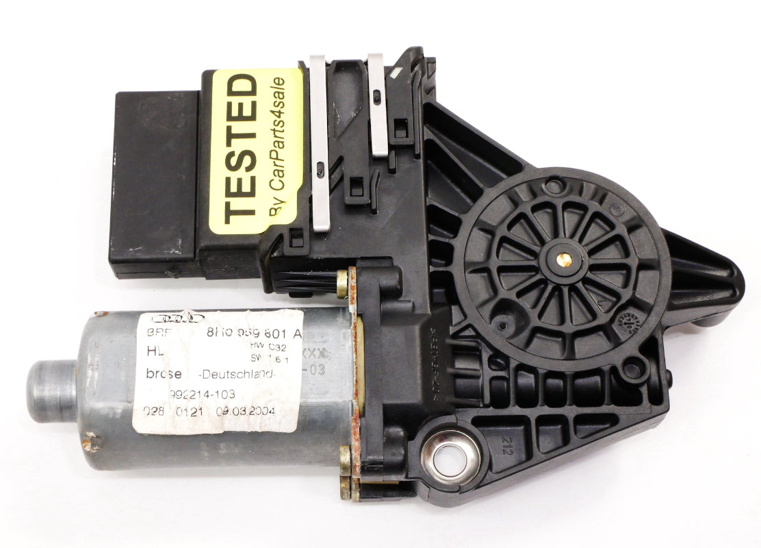 LH Rear Window Motor 03-09 Audi A4 S4 B6 B7 Convertible - 8H0 959 801 A