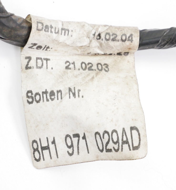 RH Door Wiring Harness 03-09 Audi A4 S4 B6 B7 Convertible - 8H1 971 029 AD