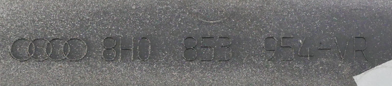 RH Door Molding Trim Rub Strip 03-09 Audi A4 S4 B6 Convertible LY1W 8H0 853 954