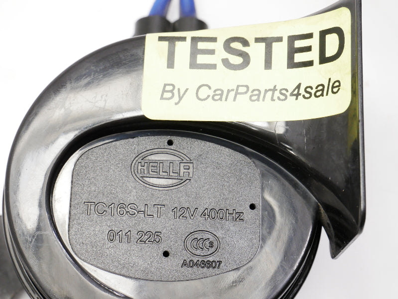 Hella High & Low Tone Horn Set 99-05 VW Jetta Golf GTI MK4 W/ Brackets & Wiring