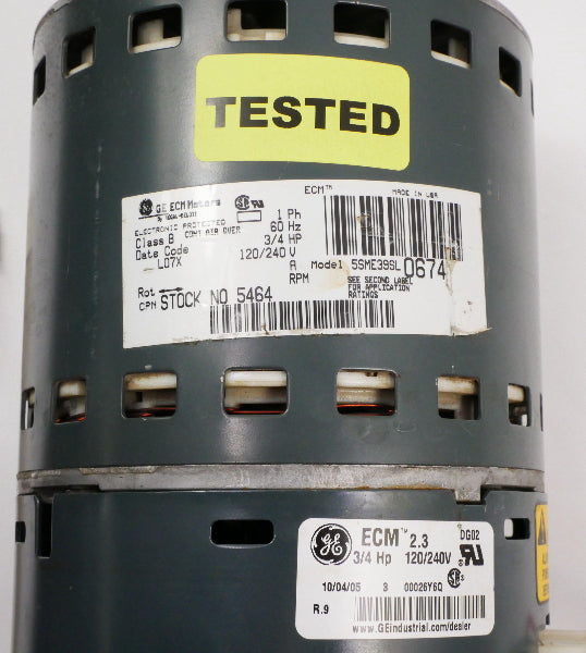GE 2.3 Amana Goodman Furnace ECM Blower Motor Module & Harness 5SME39SL