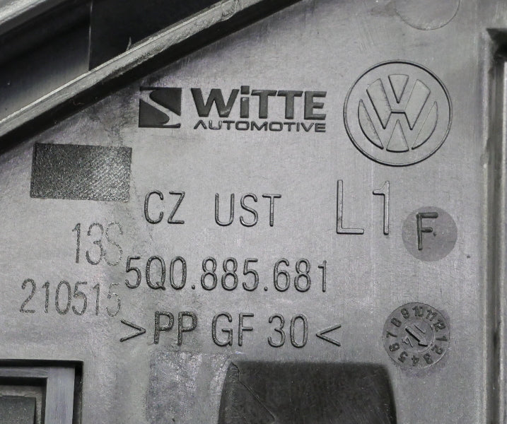 LH Rear Seat Fold Latch 15-21 VW Golf GTI Sportwagen Alltrack MK7 5Q0 885 681 F