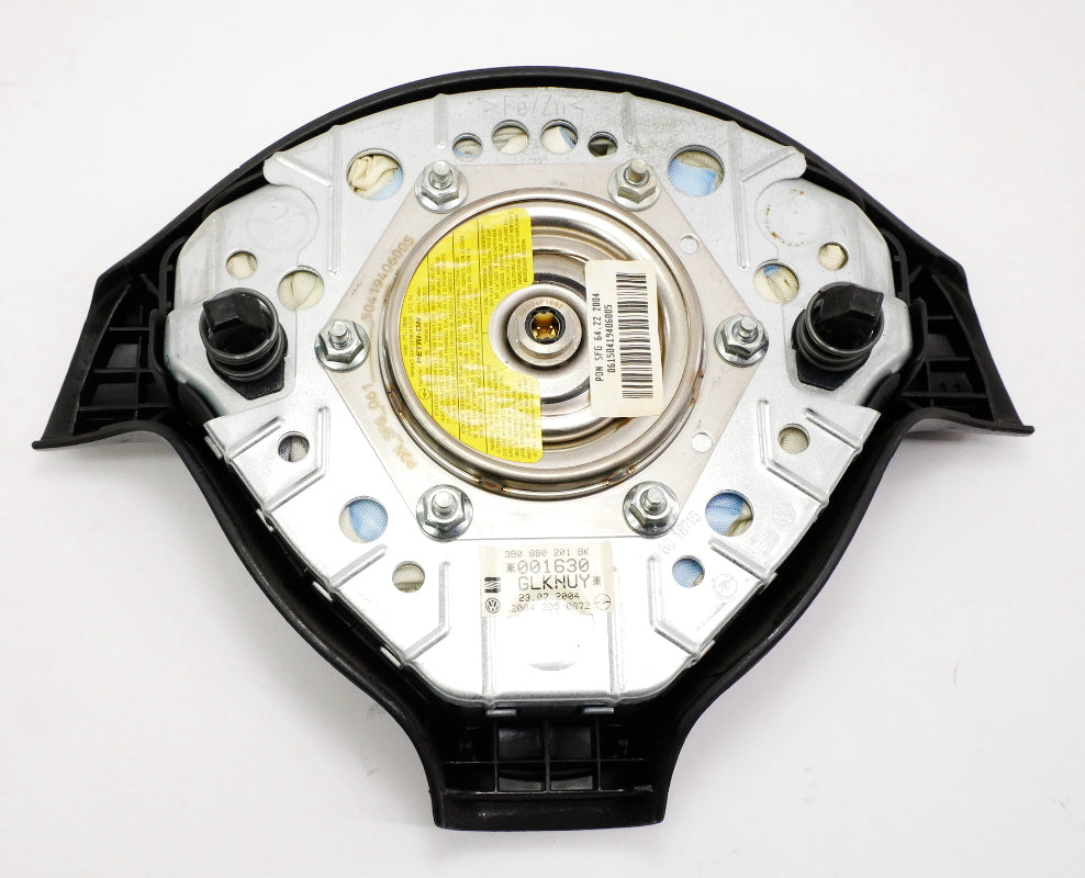 3 Spoke Sport Steering Wheel & Airbag VW Jetta GTI MK4 - Black Perforated Leather - Genuine