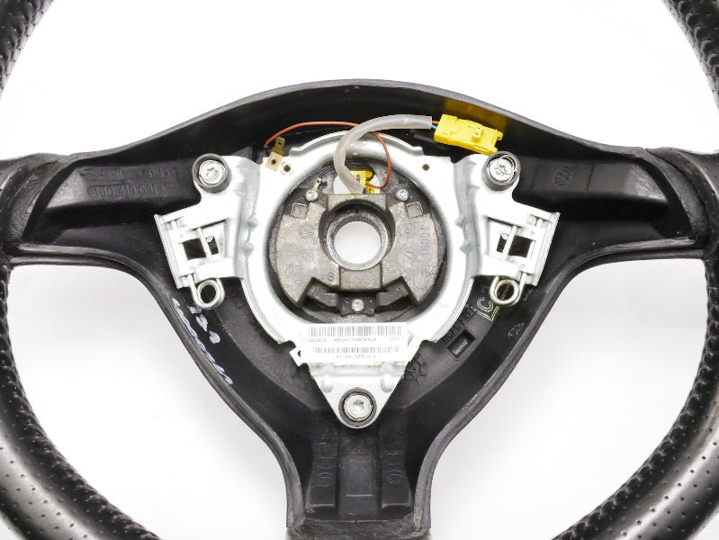 3 Spoke Sport Steering Wheel & Airbag VW Jetta GTI MK4 - Black Perforated Leather - Genuine