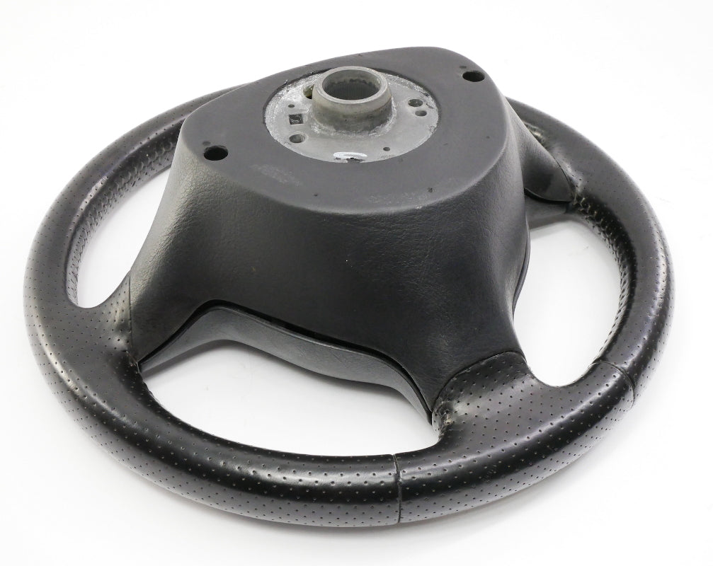 3 Spoke Sport Steering Wheel & Airbag VW Jetta GTI MK4 - Black Perforated Leather - Genuine