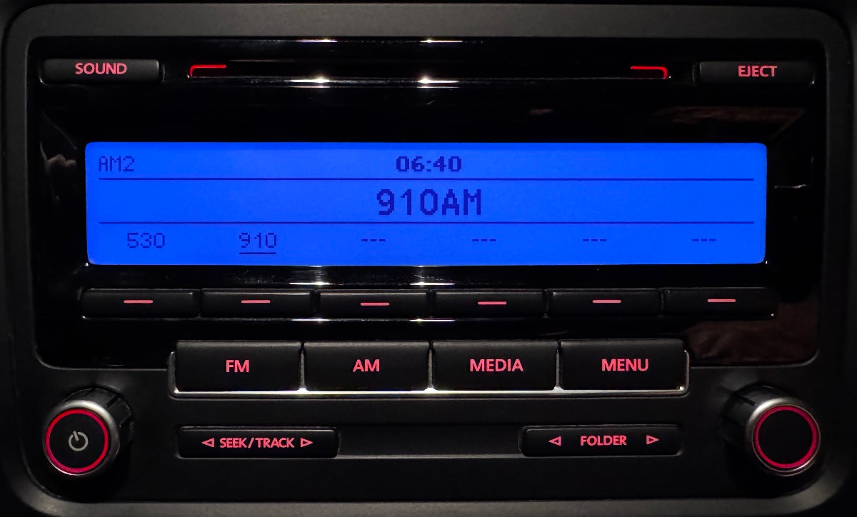 Head Unit Radio 11-16 VW Jetta Golf MK6 Passat Beetle - Genuine - 1K0 035 164 A