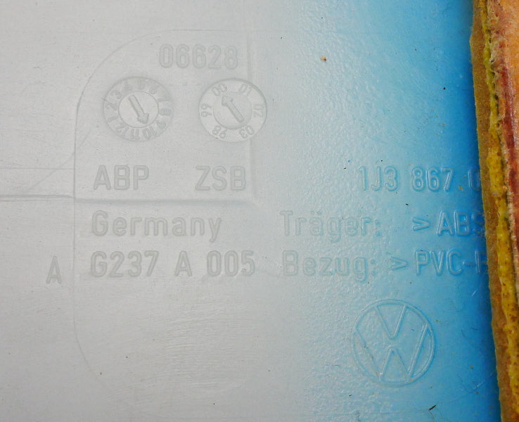 LH Rear Leather Rear Side Interior Door Panel Trim 99-05 VW Golf GTI MK4 Genuine