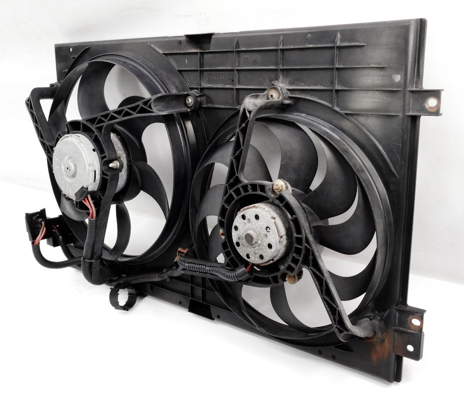 Engine Electric Cooling Fans & Shroud 99-05 VW Jetta Golf GTI MK4 TT - Genuine