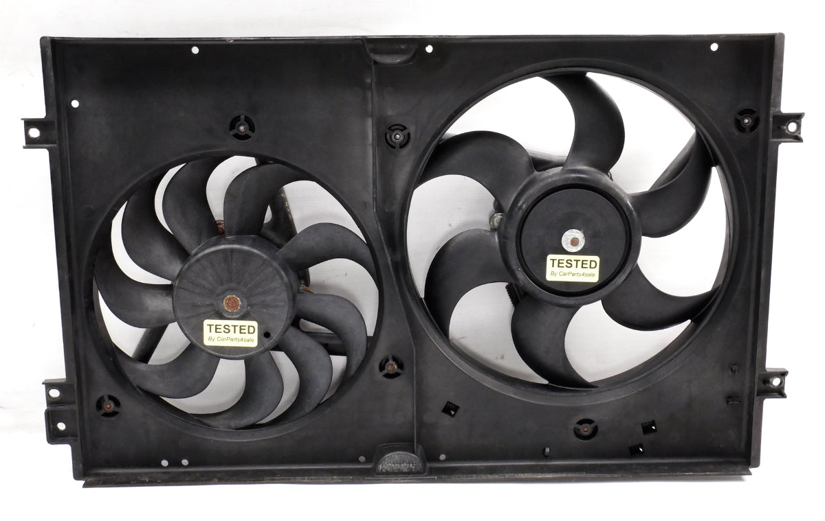 Engine Electric Cooling Fans & Shroud 99-05 VW Jetta Golf GTI MK4 TT - Genuine