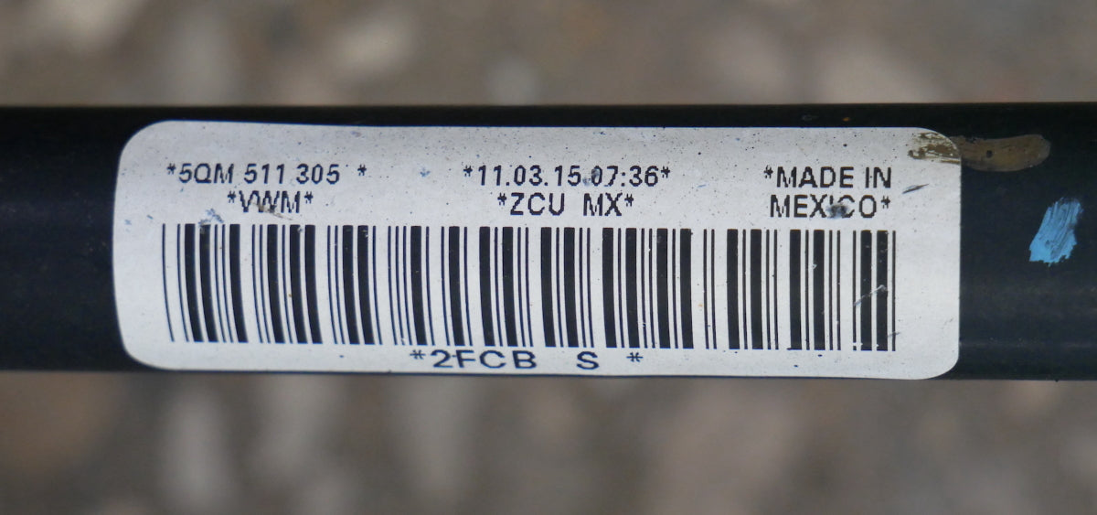 IRS Rear Suspension Subframe Control Arms 15-21 VW Golf GTI MK7 FWD 5G0 500 025