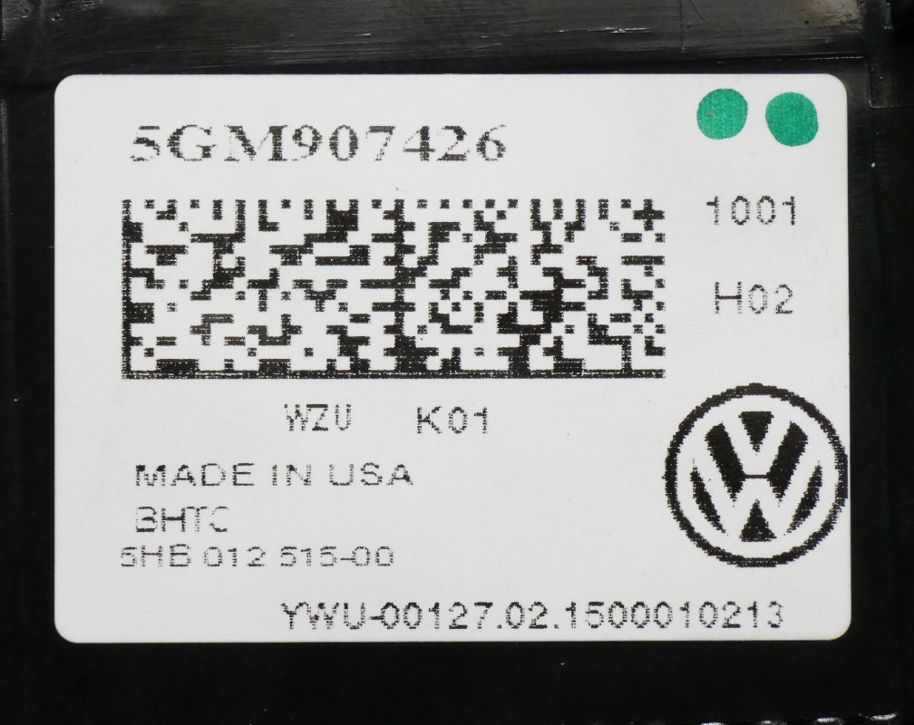 Climate Control HVAC 16-17 VW Golf / Sportwagen / Alltrack MK7 - 5GM 907 426 B