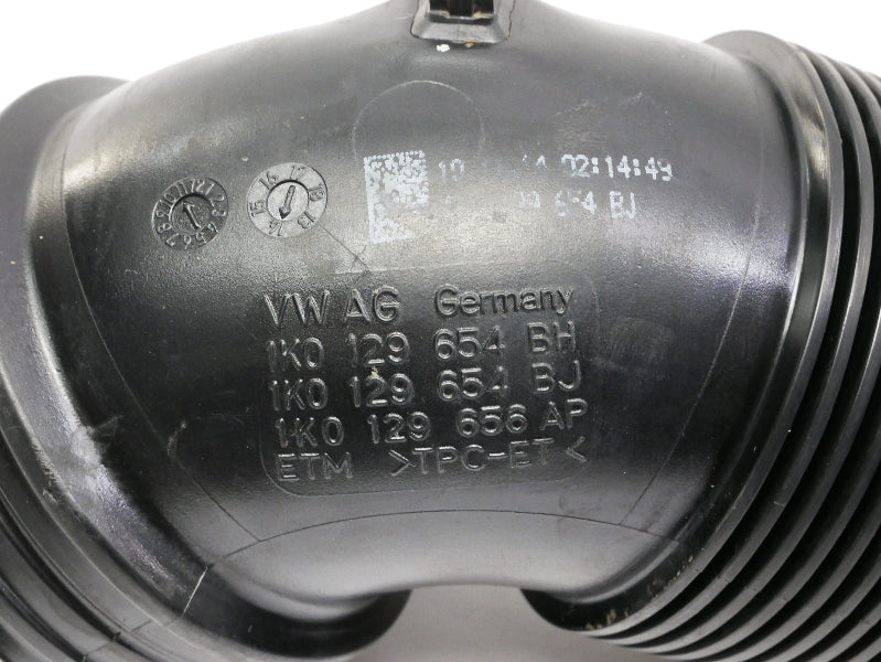 Air Intake Tube Pipe 2015 15 VW Jetta MK6 Passat TDI - Genuine - 1K0 129 654 BJ