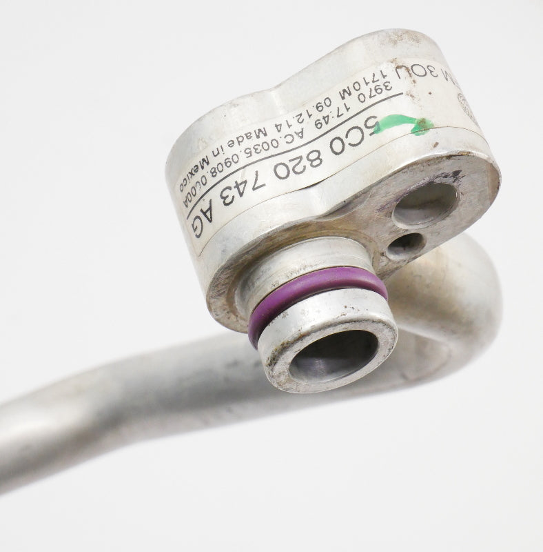 AC Suction Hose Line 2015 15 VW Jetta MK6 Beetle TDI Diesel - 5C0 820 743 AG